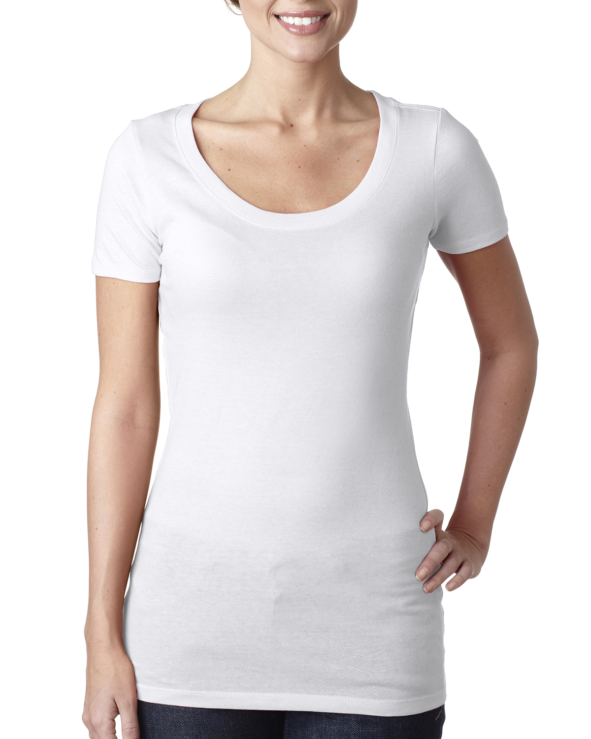 Next Level N3530 Ladies Scoop Neck Tee Shirtmax